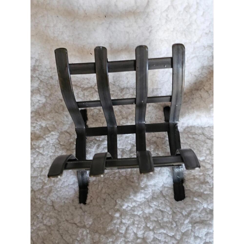 Metal Mini Book Rack Holder India Super Cute Tall 5" Width 5.25" Gray Decor - Picture 5 of 9